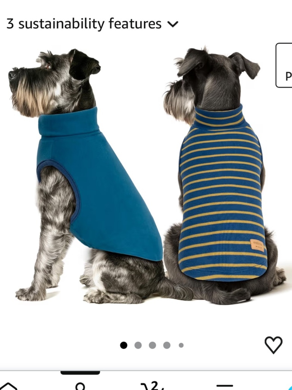 KYEESE Dog Sweater Pullover Sweatshirt Stretchy Soft Warm Small Sweaters, Stripe